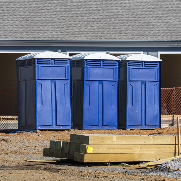 what is the cost difference between standard and deluxe porta potty rentals in Haynes